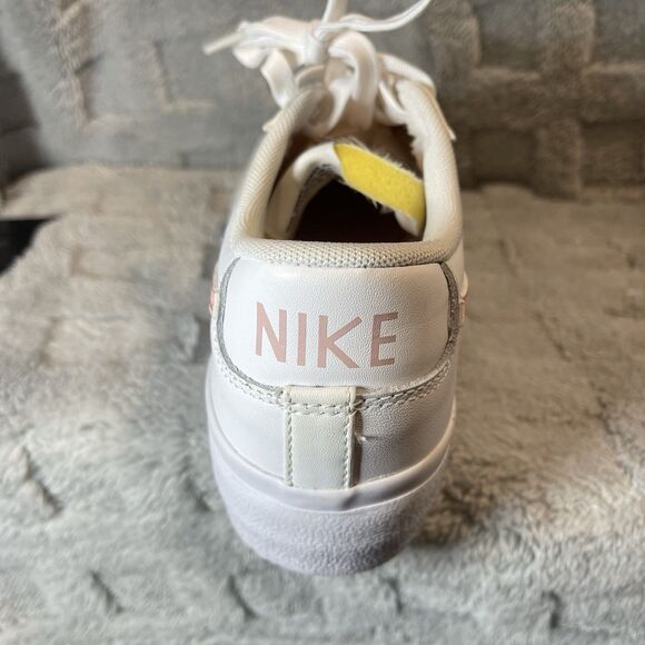 Nike Blazer Platform Low Sneaker Athletic White Pink Glaze Womens Size 7.5 - Picture 5 of 14